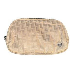 Lululemon Everywhere Belt Bag 1L L Monogram Jacquard Sheer Oak NWT Sold Out